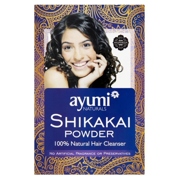 Ayumi naturals Shikakai Powder 100 g, vlasový zábal a šampón
