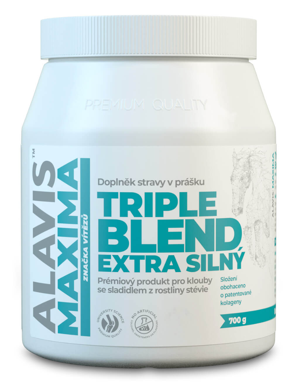 Alavis Maxima Triple Blend Extra silný s arómou a sladidlom 700g