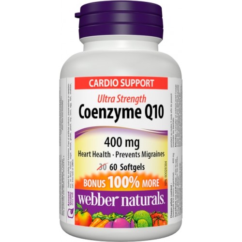Webber Naturals Koenzým Q10 400 mg EXTRA FORTE 60sft