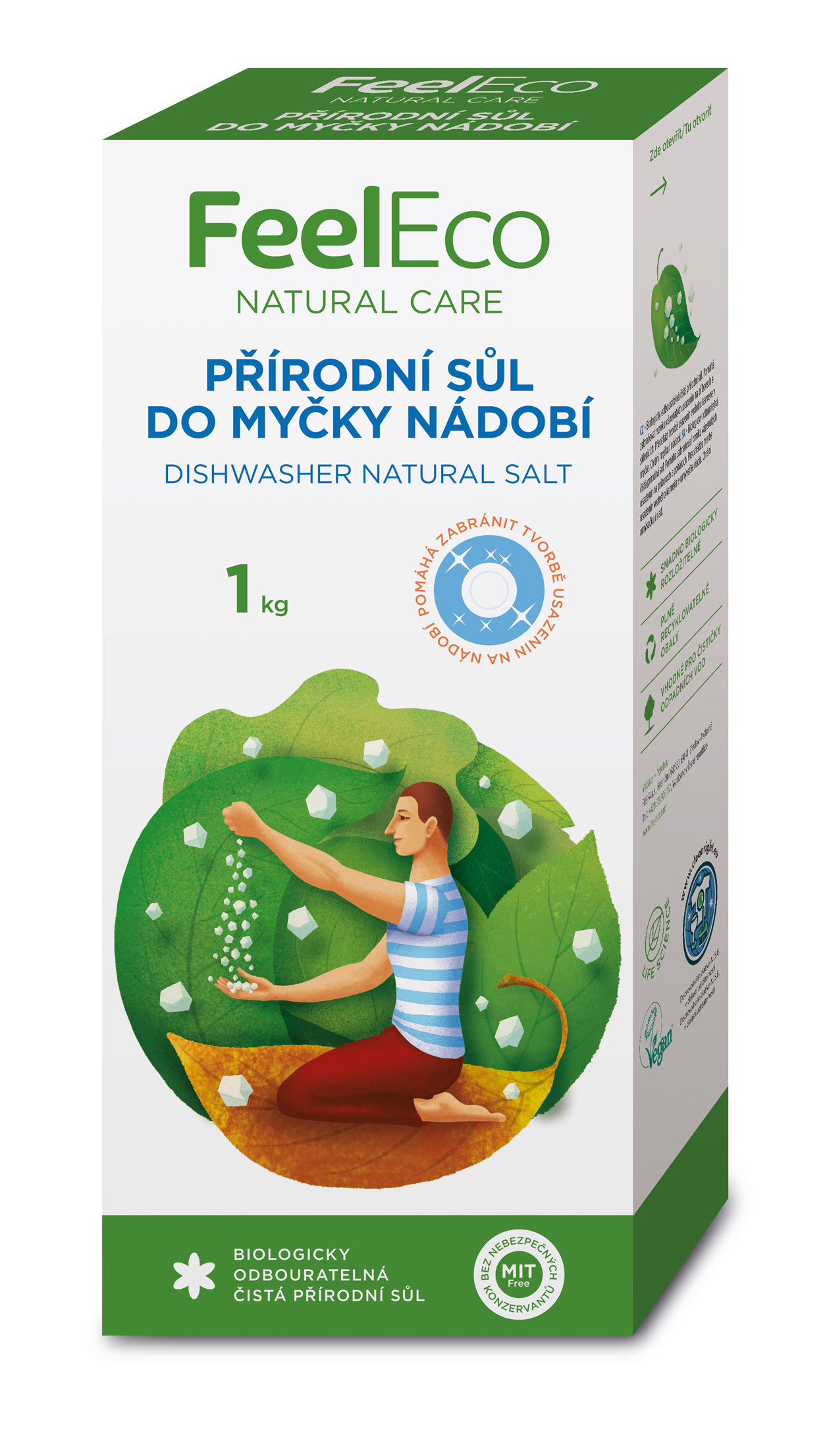 Feel Eco prírodné soľ do umývačky 1kg