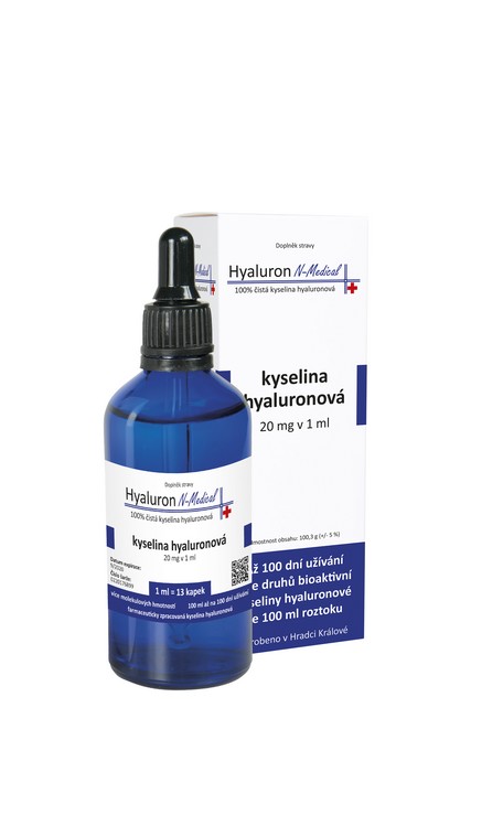 Hyaluron N-Medical 100 percent kyselina hyaluronová 100ml