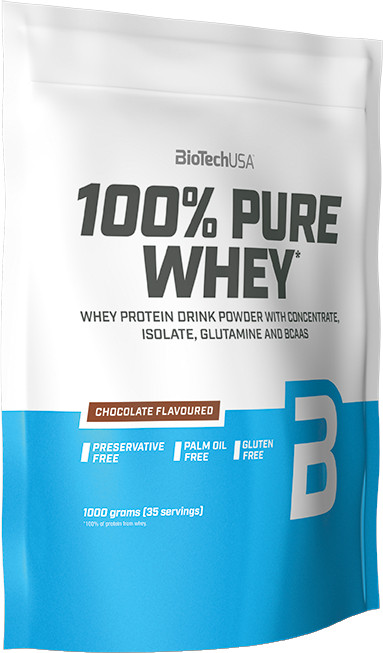 BiotechUSA 100 percent Pure Whey 1000 g - mliečna ryža