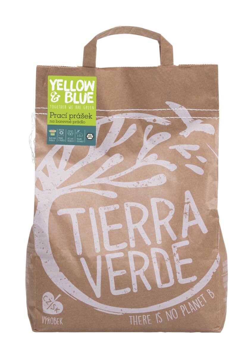 Tierra Verde Prací prášok na farebnú bielizeň pap. taška 5kg