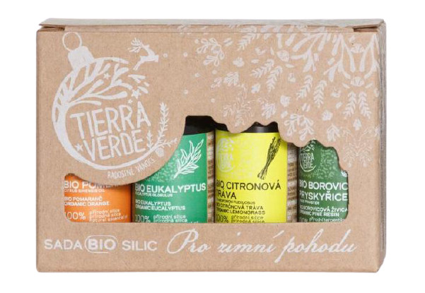 Tierra Verde Kolekcia BIO silíc Pre zimnú pohodu krabička 4x10ml