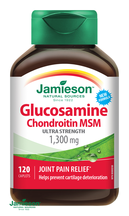 Jamieson Glukozamín Chondroitín MSM 1300mg 120 tabliet