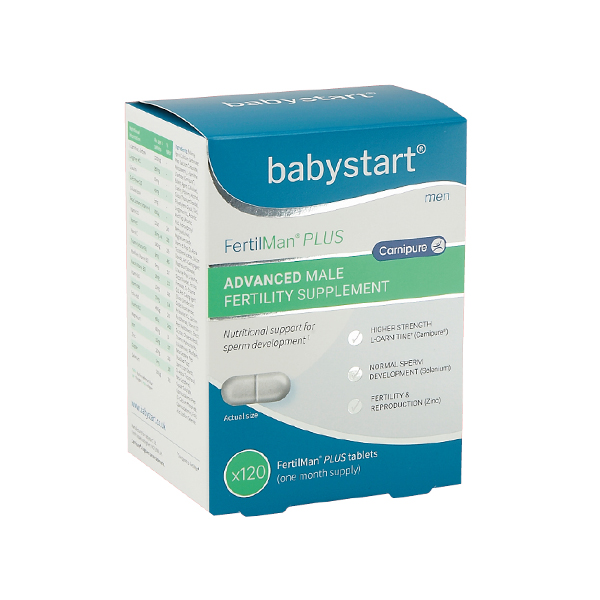 Babystart Fertilman Plus vitamíny pre mužov s L-karnitínom 120 tabliet