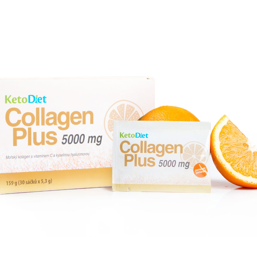 KetoDiet Collagen Plus 5000 mg – príchuť pomaranča