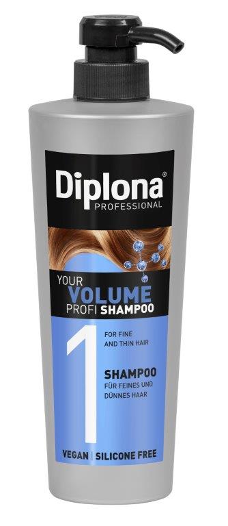 Diplona Prefessional Šampón pre zväčšenie objemu pre jemné a riedke vlasy 600 ml