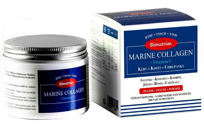 Bionutrian Marine Collagen  Vitamin C 150gr prášok