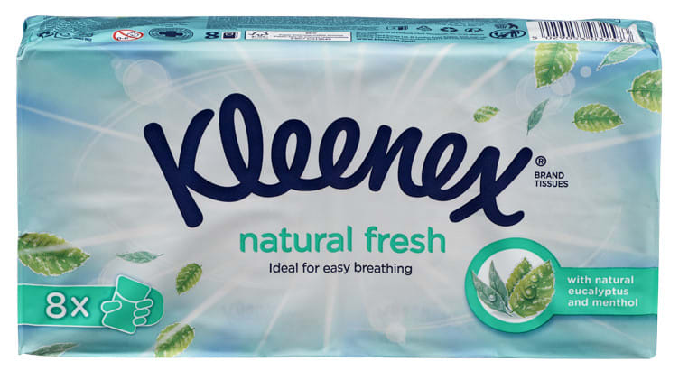 KLEENEX Hygienické vreckovky Balsam FRESH Hanks 8x9ks