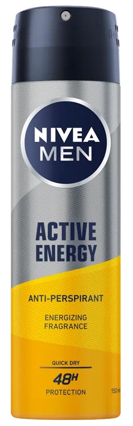 Nivea Men Antiperspirant v spreji Men Active Energy 150ml