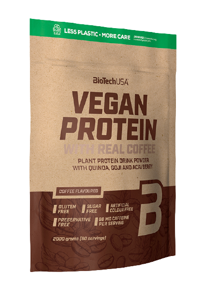 BiotechUSA Vegan Protein, coffee 2000 g