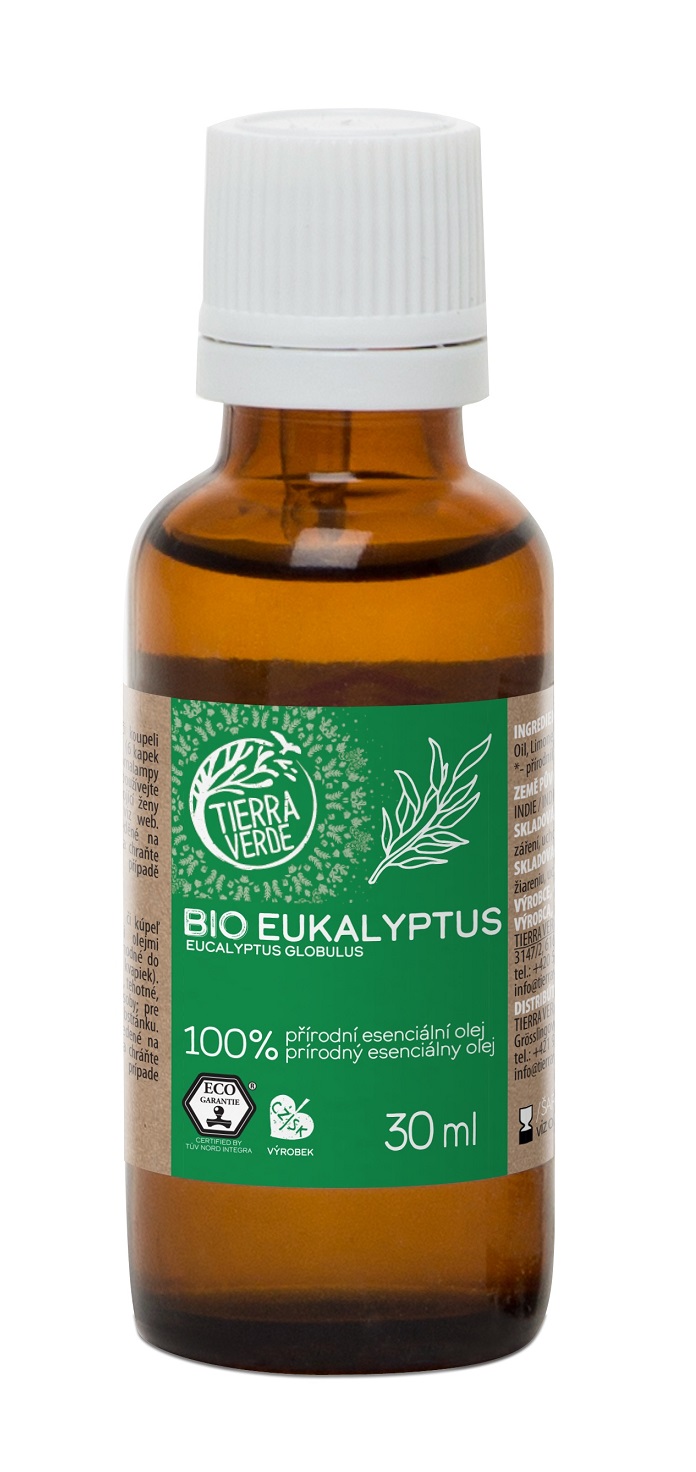 Tierra Verde Esenciálny olej BIO Eukalyptus 30 ml