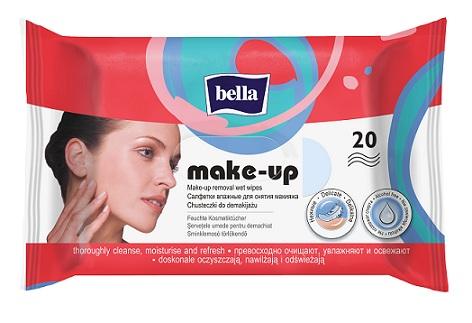 Bella Make-up odličovacie vlhčené obrúsky 20ks