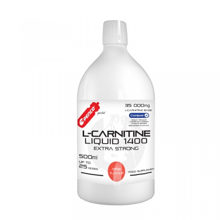 Penco L-karnitin liquid, pomaranč 500 ml