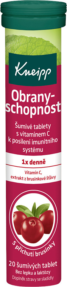 Kneipp Šumivé tablety Obranyschopnosť 20 tabliet