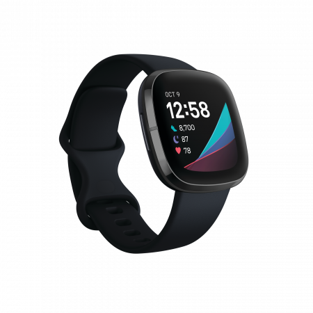 Fitbit Sense Chytré hodinky CarbonGraphite Stainless Steel