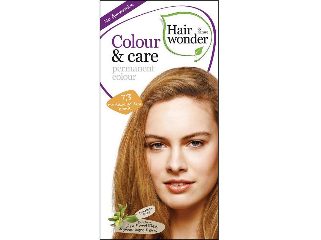 Hair wonder Prírodná dlhotrvajúca farba Stredne zlatá blond 7,3