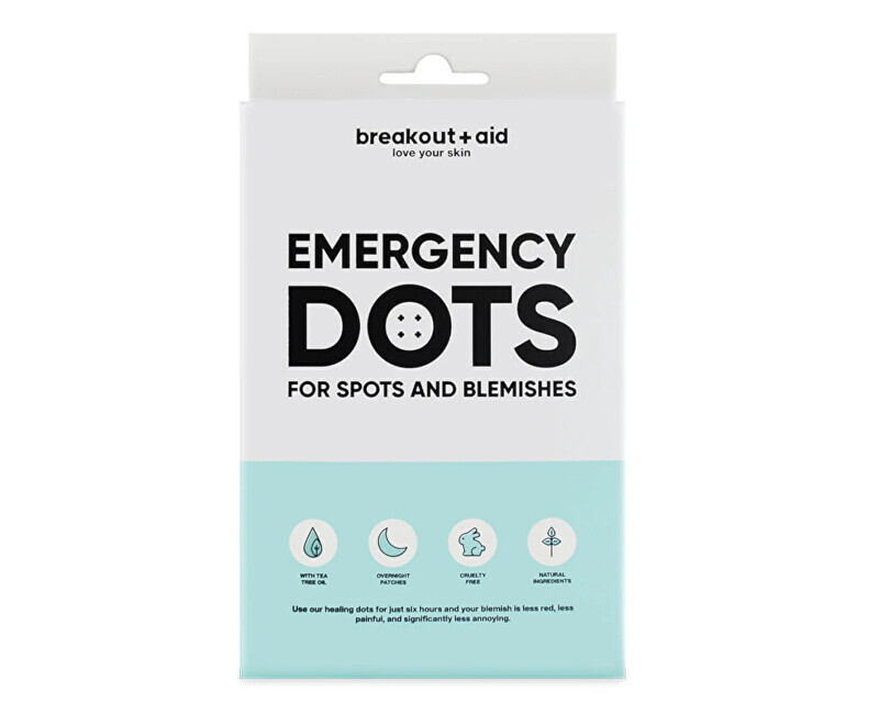 Breakout aid Náplasti pre citlivú pokožku so sklonom k akné Emergency Dots