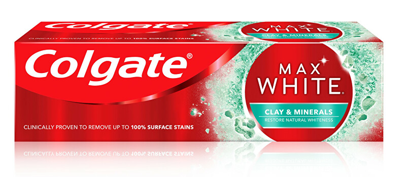 Colgate Bieliaca zubná pasta Max White Clay & Mineral s 75ml