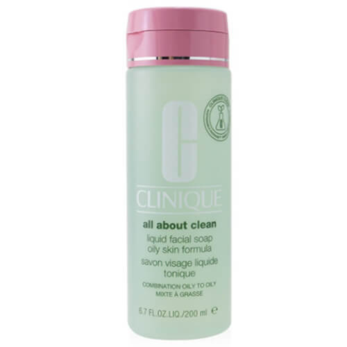 Clinique Tekuté čistiace mydlo na tvár pre zmiešanú až mastnú pleť (Liquid Facial Soap Oily Skin) 200 ml