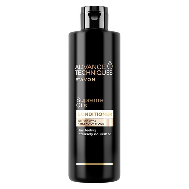Avon Intenzívny vyživujúci kondicionér s luxusnými olejmi pre všetky typy vlasov Advanced Techniques Supreme Oils (Conditioner) 250 ml