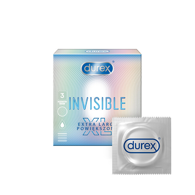 Durex Kondomy Invisible XL 3 ks