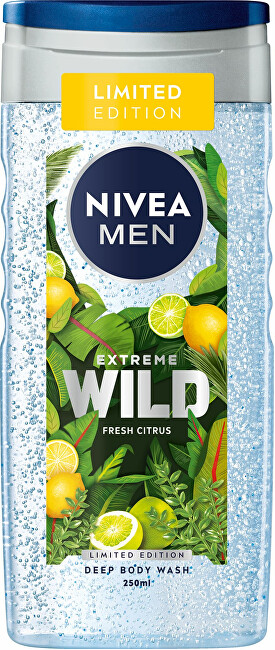 Nivea Sprchový gél na telo a vlasy Men Extreme Wild Fresh Citrus (Shower Gel) 250 ml