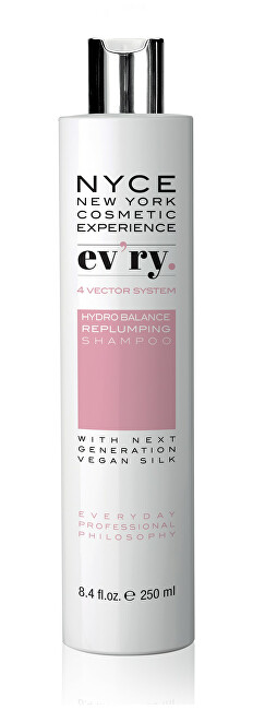 NYCE Vegánsky hydratačný šampón Evry ( Hydro Balance Replumping Shampoo) 250 ml