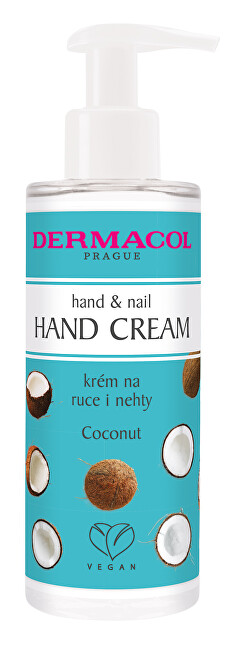 Dermacol Krém na ruky a nechty Kokos (Hand and Nail Cream) 150 ml