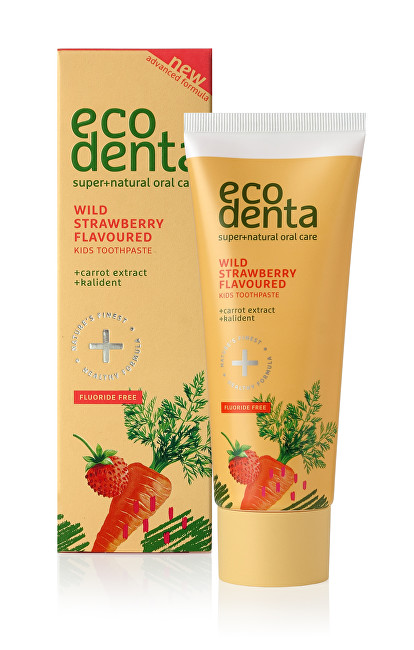 Ecodenta Zubná pasta s jahodovou príchuťou pre deti (Wild Strawberry Scented Toothpaste For Children) 75 ml