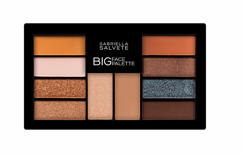Gabriella Salvete Paletka očných tieňov, bronzeru a rozjasňovača Big Face Palette odtieň 02 12 g
