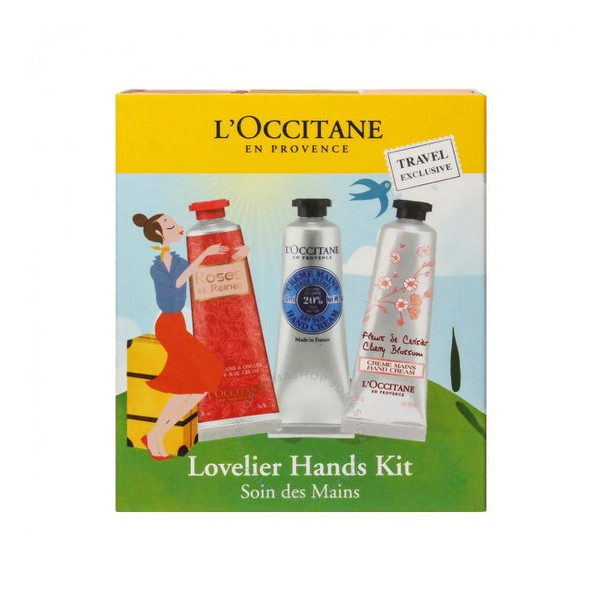 LOccitane En Provence Darčeková sada krémov na ruky Lovelier Hands Kit
