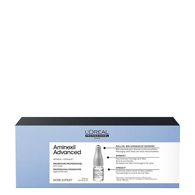 L´Oréal Professionnel Program proti vypadávaniu vlasov Série Expert Aminexil Advanced 42 x 6 ml