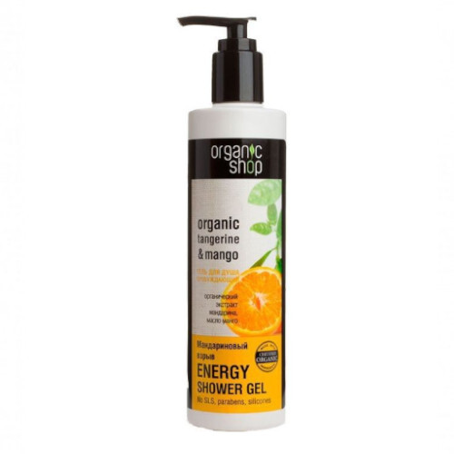 Organic Shop Energizujúci sprchovací gél Organic Tangerine & Mango ( Energy Shower Gel) 280 ml