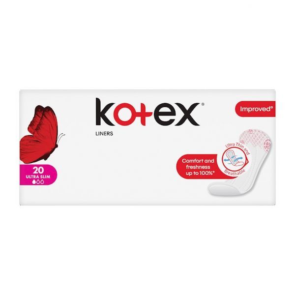 Kotex Slipové vložky Ultra Slim Liners 20 ks