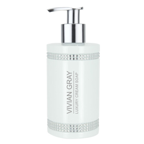 Vivian Gray Krémové tekuté mydlo White Crystals (Luxury Cream Soap) 250 ml