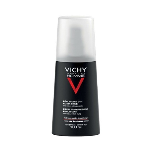 Vichy Dezodorant v spreji proti nadmernému poteniu 24 h Homme ( Ultra Refreshing Deodorant) 100 ml