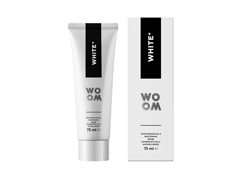 WOOM Bieliace zubná pasta WHITE   (Toothpaste No.2 Whitening ) 75 ml