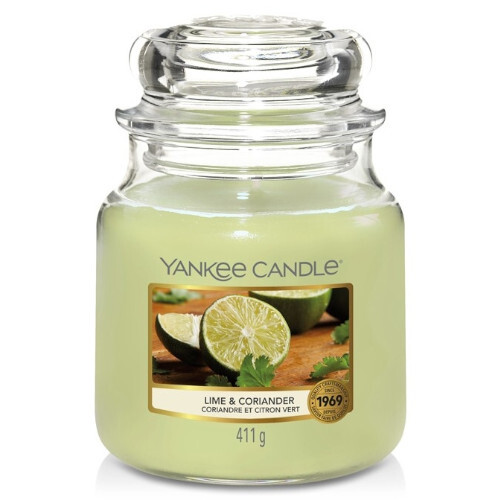 Yankee Candle Aromatická sviečka Classic strednej Lime & Coriander 411 g