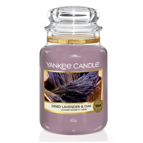 Yankee Candle Aromatická sviečka veľká Dried Lavender & Oak 623 g