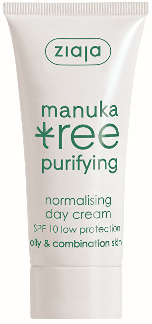 Ziaja Denný krém SPF 10 normalizujúci Manuka Tree Purifying