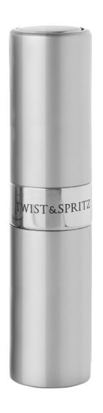 Twist & Spritz Twist & Spritz - plnitelný rozprašovač parfémů 8 ml (stříbrná)