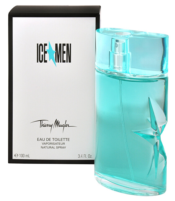 Thierry Mugler Ice*Men - toaletní voda s rozprašovačem - SLEVA - bez celofánu 50 ml