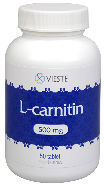 Vieste L-karnitín 500 mg 50 tbl.