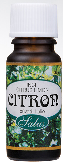 Saloos 100% prírodný esenciálny olej pre aromaterapiu 10 ml Citron