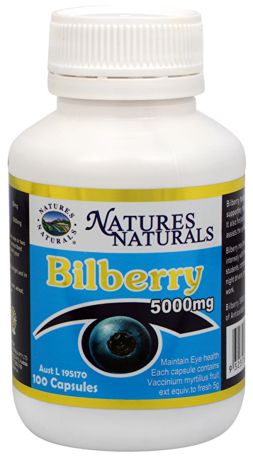 Australian Remedy Bilberry 5000 mg 100 kapsúl