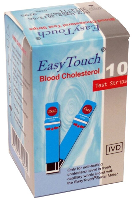 Easy Touch Prúžky EasyTouch-cholesterol 10ks