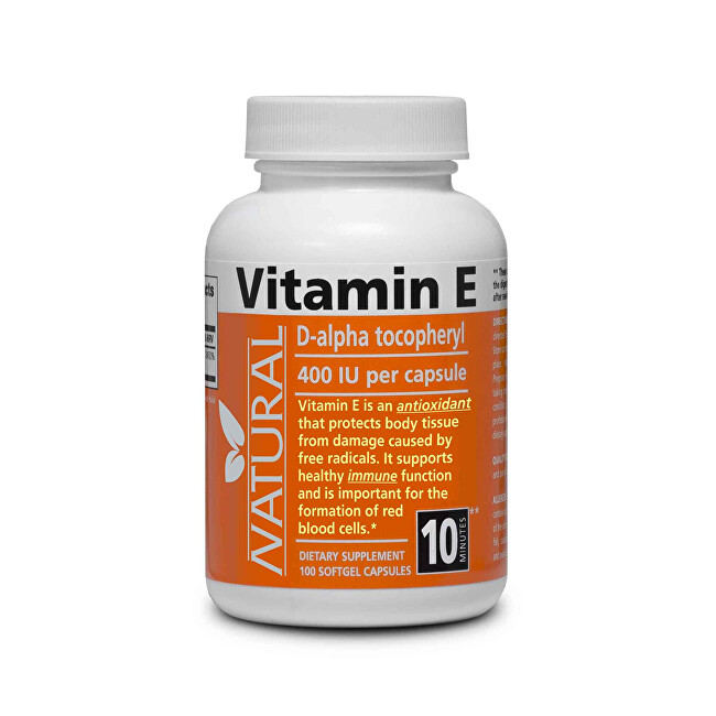Natural SK Vitamín E 400 IU prírodný 100 kapslí
