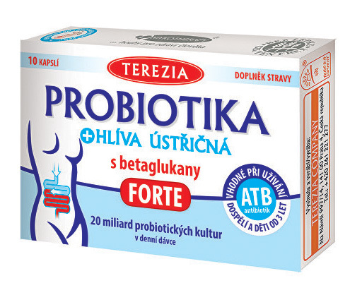 Terezia Company Probiotiká   hliva ustricová s betaglukány forte 10 kapsúl
